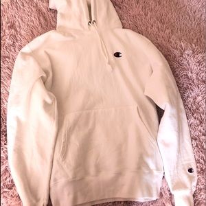 white champion hoodie! SOLD